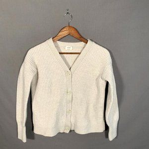 Wilfred Wool Trendy Cropped Button Up Cardigan